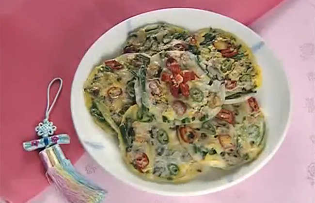 Haemul-pajeon, Seafood and Green Onion Pancake