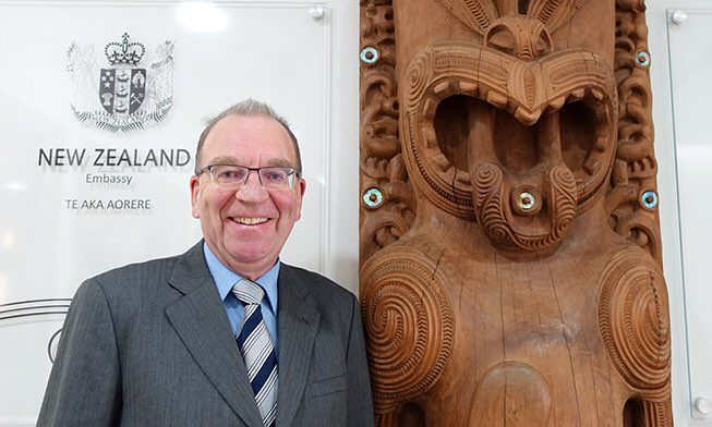 [Olympic messages] Congratulatory message from New Zealand Chargé d'Affaires Roy Ferguson